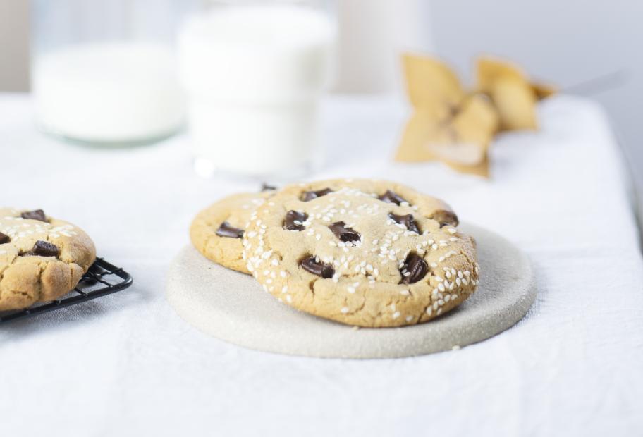 Chocolate Chip Cookies mit Tahin | Simpy-Cookit