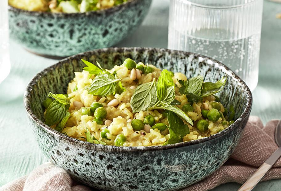 One-Pot-Erbsen-Reis mit Zitrone | Simply-Cookit